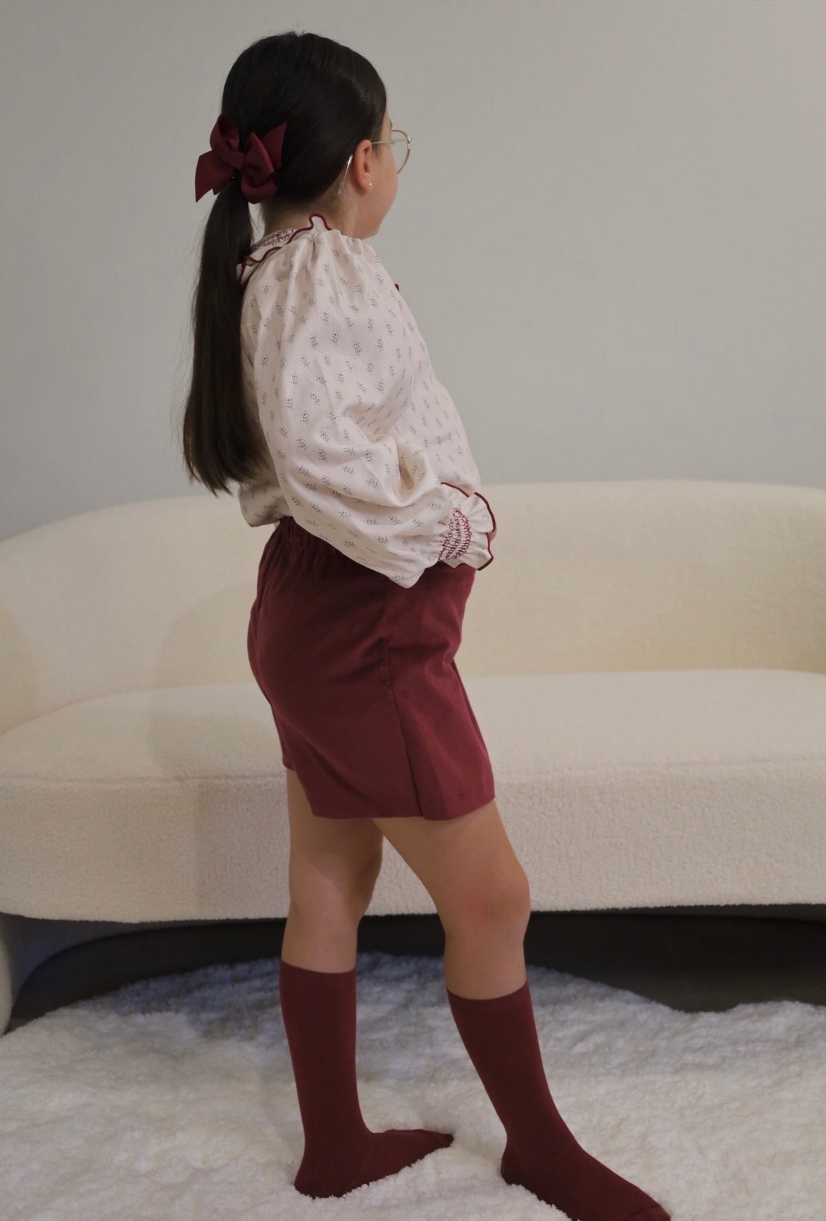 Conjunto 2 piezas burdeos