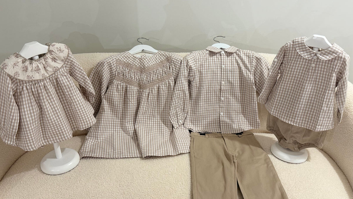 Conjunto vichy niño
