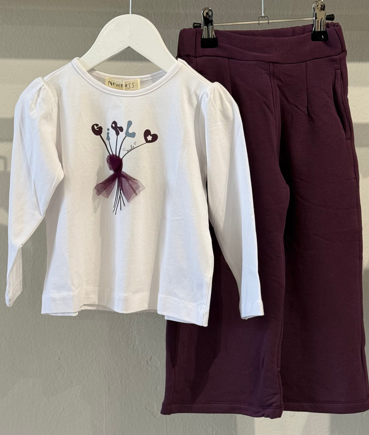 Conjunto morado niña