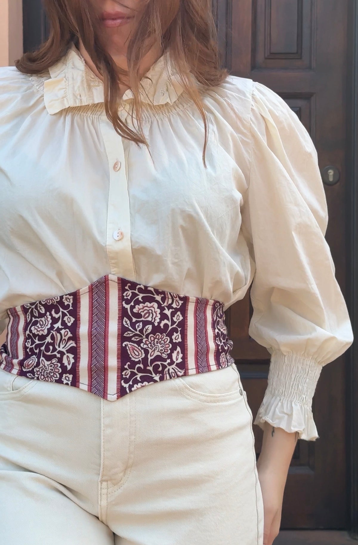Fajín tela estampado