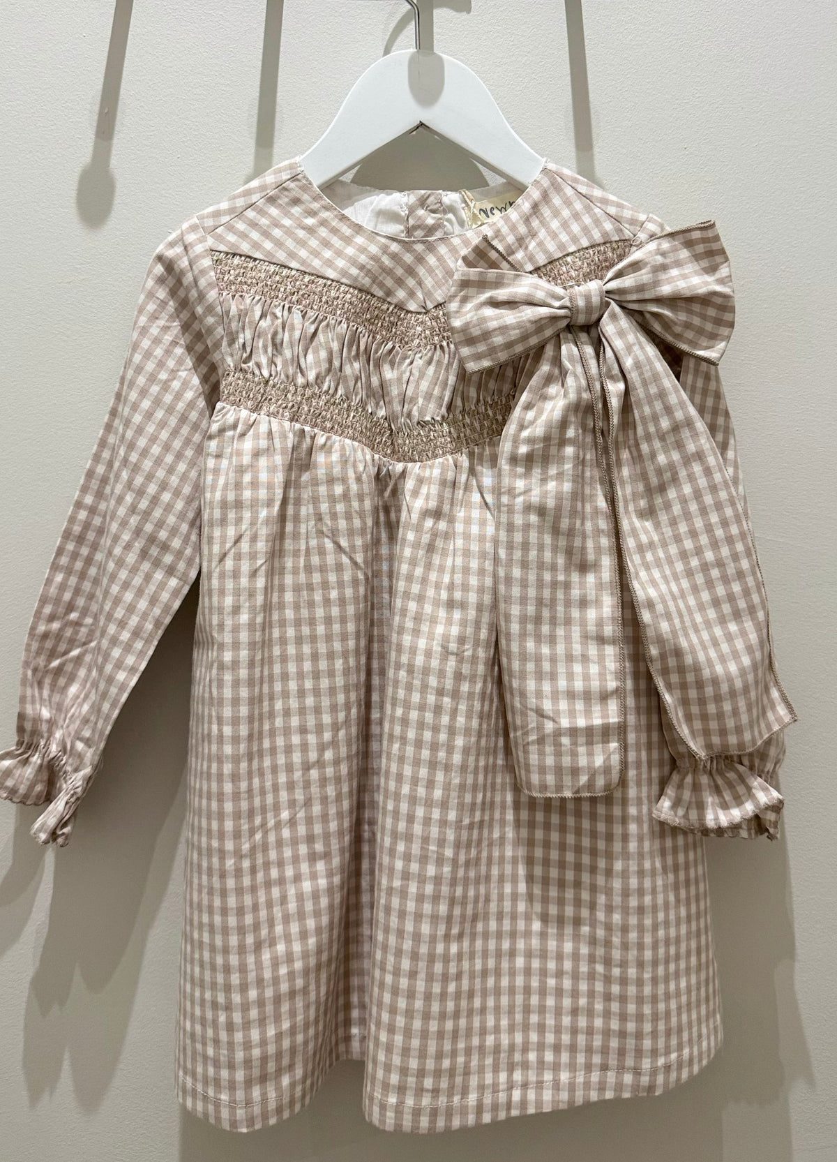 Vestido vichy niña