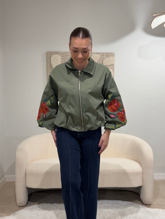 Bomber bordada