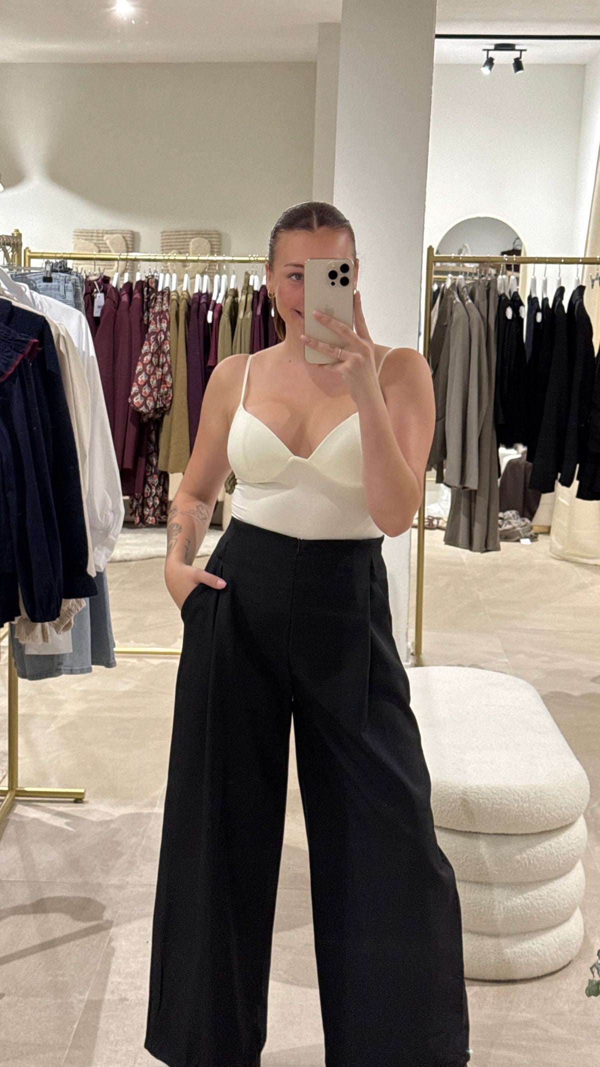 Pantalón traje pinzas