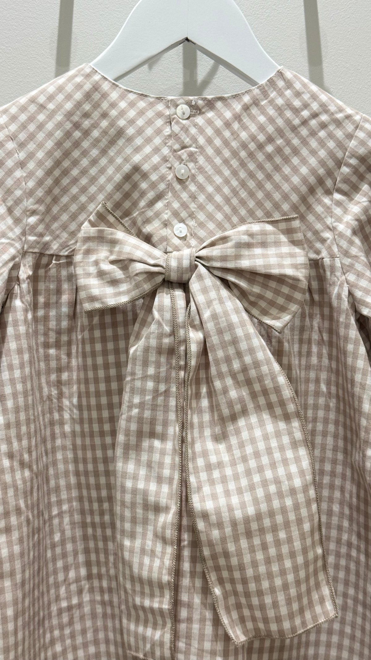 Vestido vichy niña
