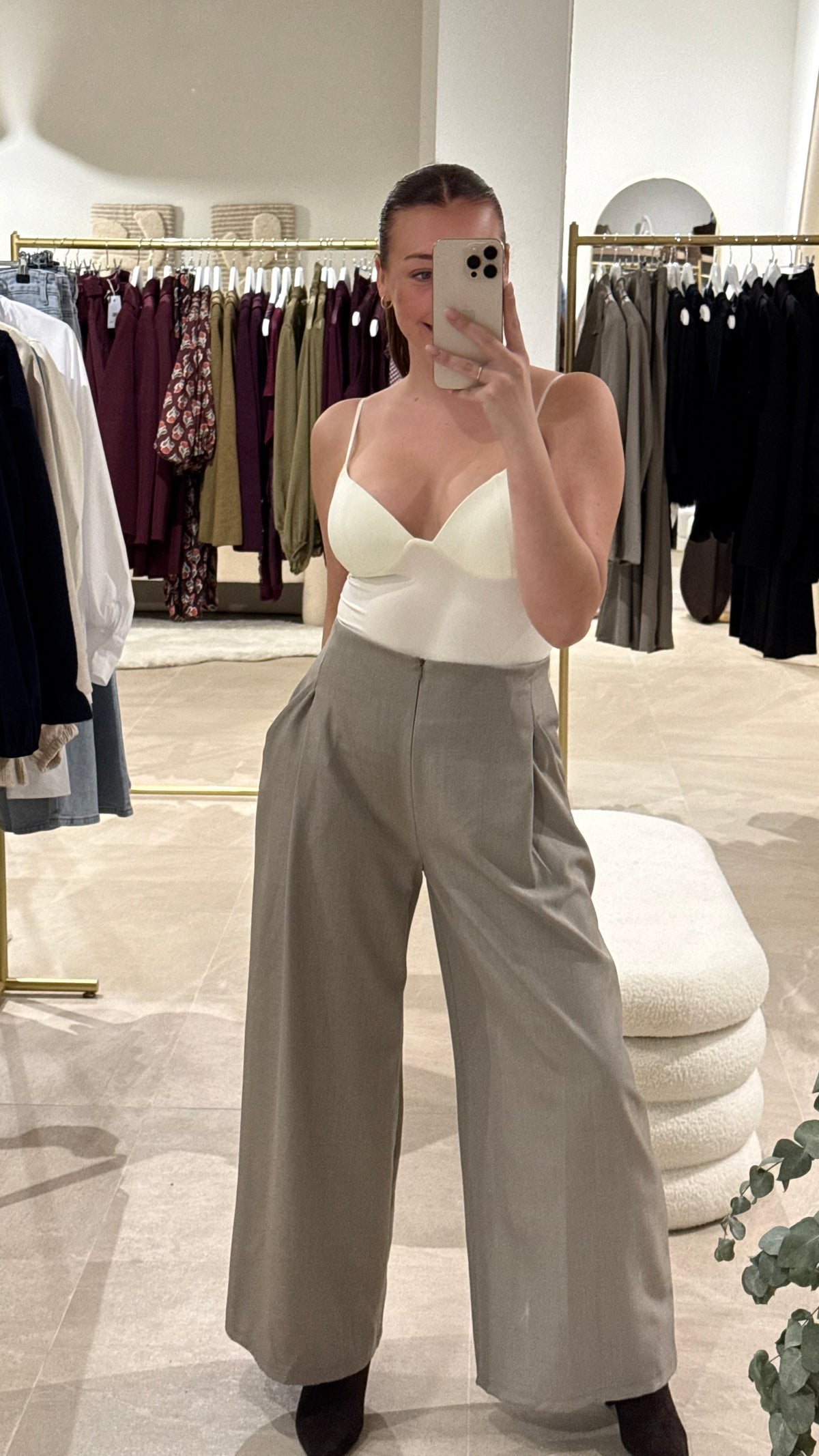 Pantalón traje pinzas