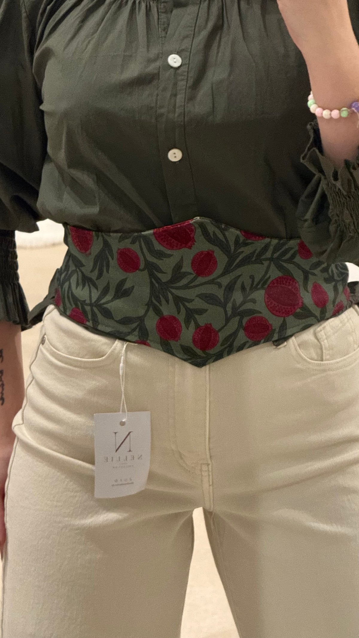 Fajín tela estampado