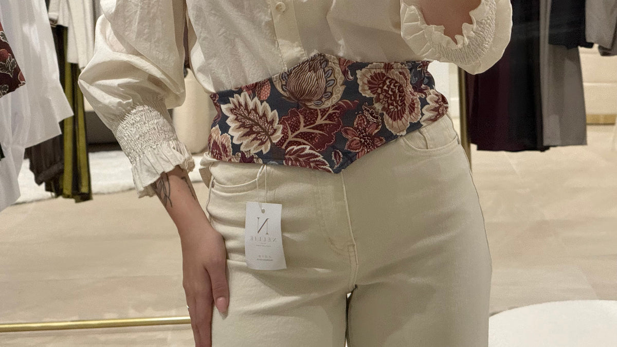 Fajín tela estampado