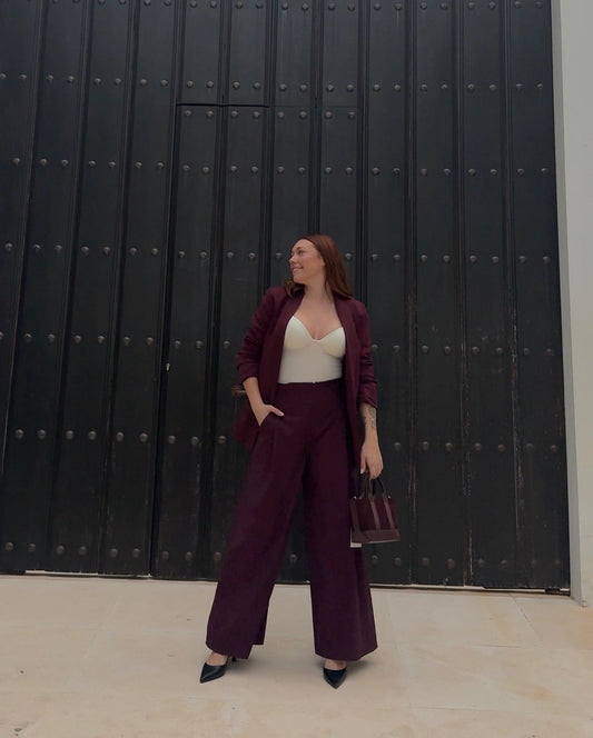 Blazer al codo fruncida